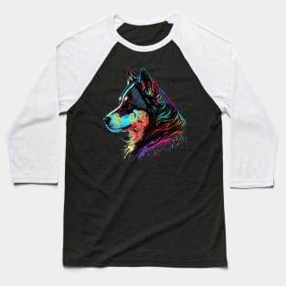 Alaskan Husky Baseball T-Shirt